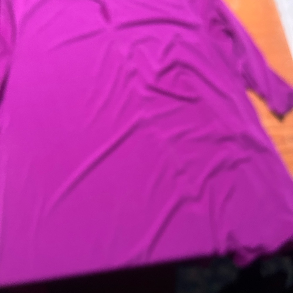 Kate & Mallory Fuchsia Cutout Top